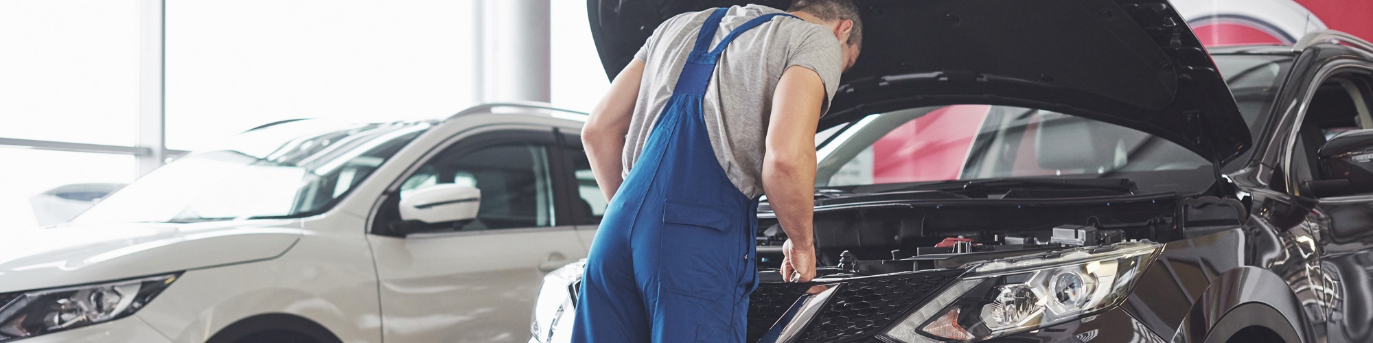 Servicing at J&J Motors, South West Wales